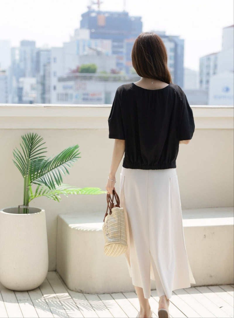 Mu - Korean Women Fashion - #momslook - Illang Linen Blouse - 6