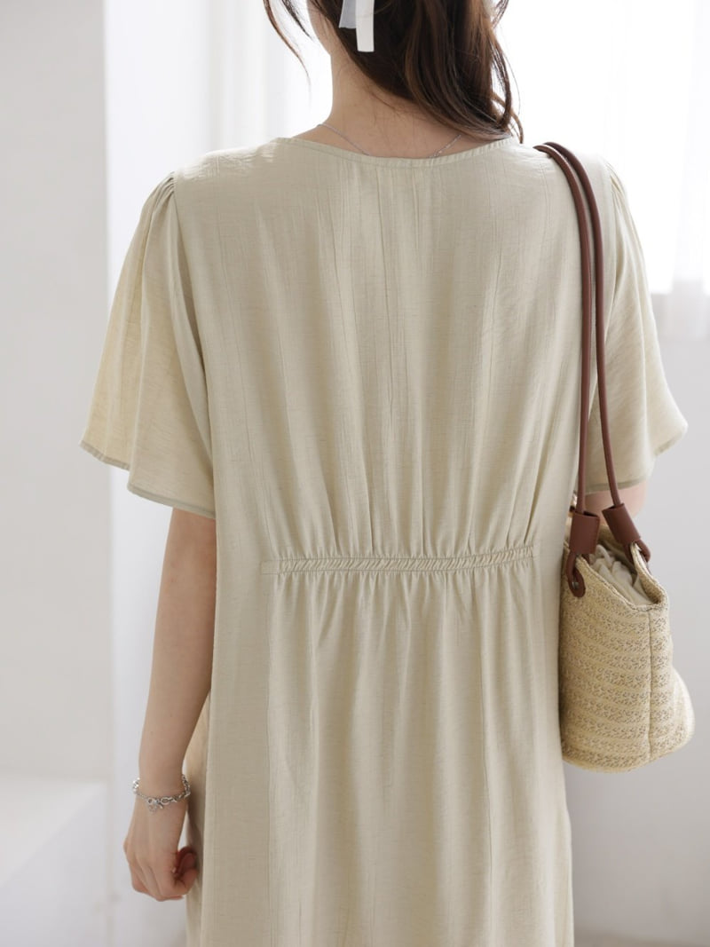 Mu - Korean Women Fashion - #pursuepretty - Dongmi Linen One-piece - 12
