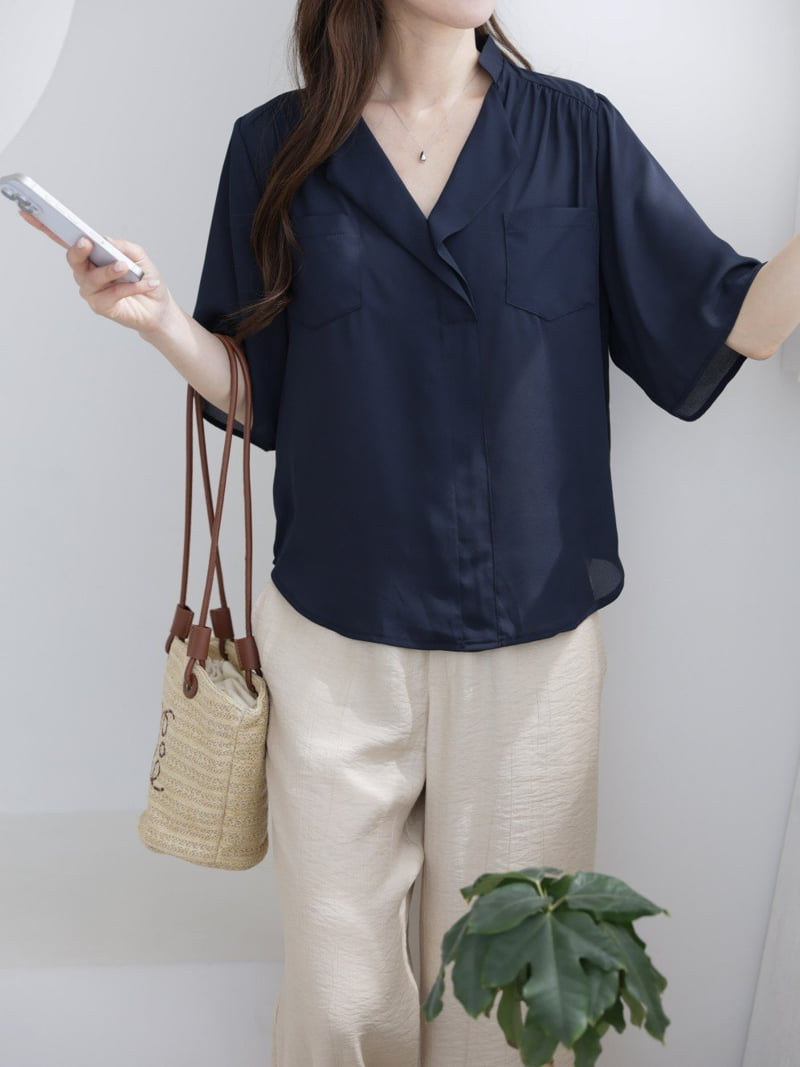 Mu - Korean Women Fashion - #pursuepretty - Caddy Blouse - 2