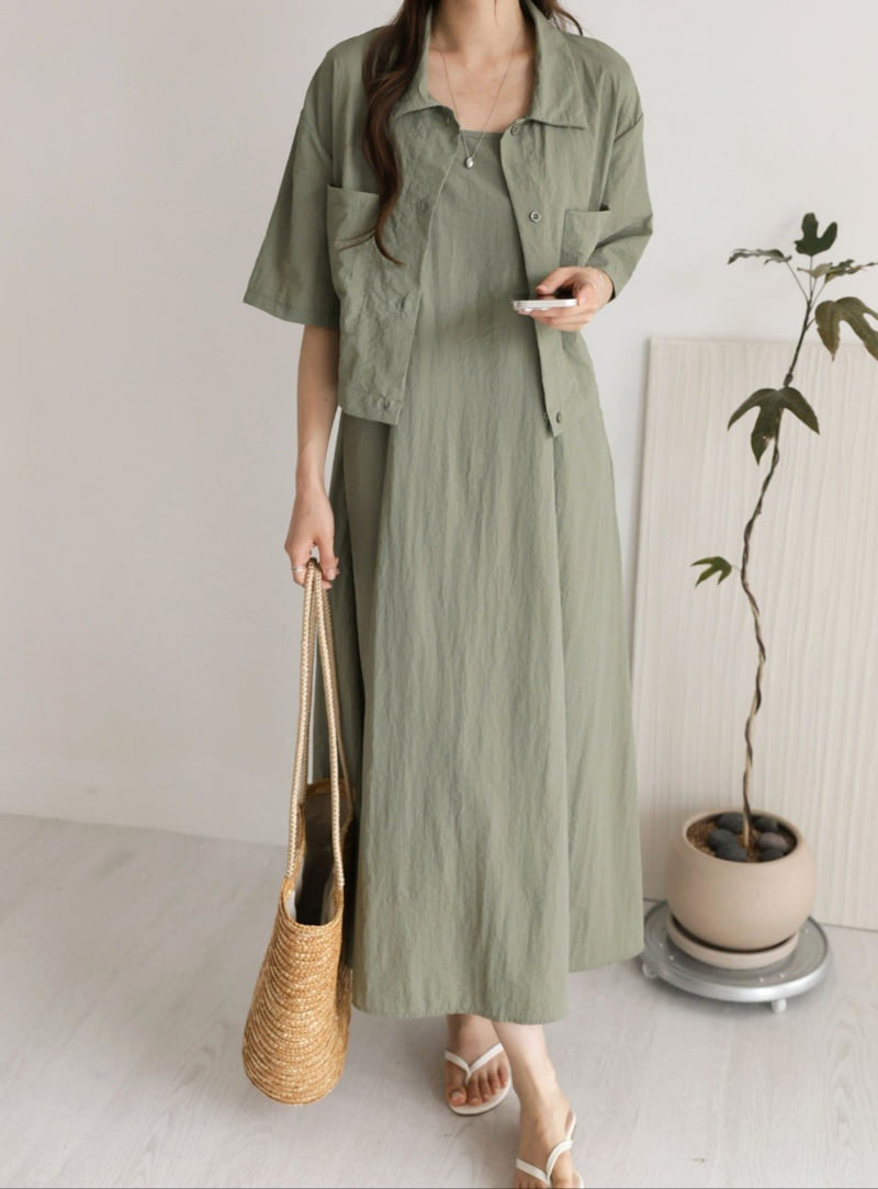 Mu - Korean Women Fashion - #restrostyle - Dodo Set - 2