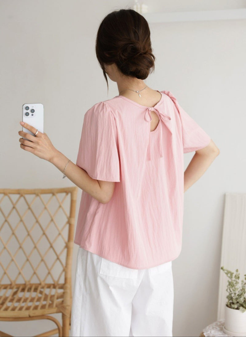 Mu - Korean Women Fashion - #romanticstyle - Monet Blouse - 7