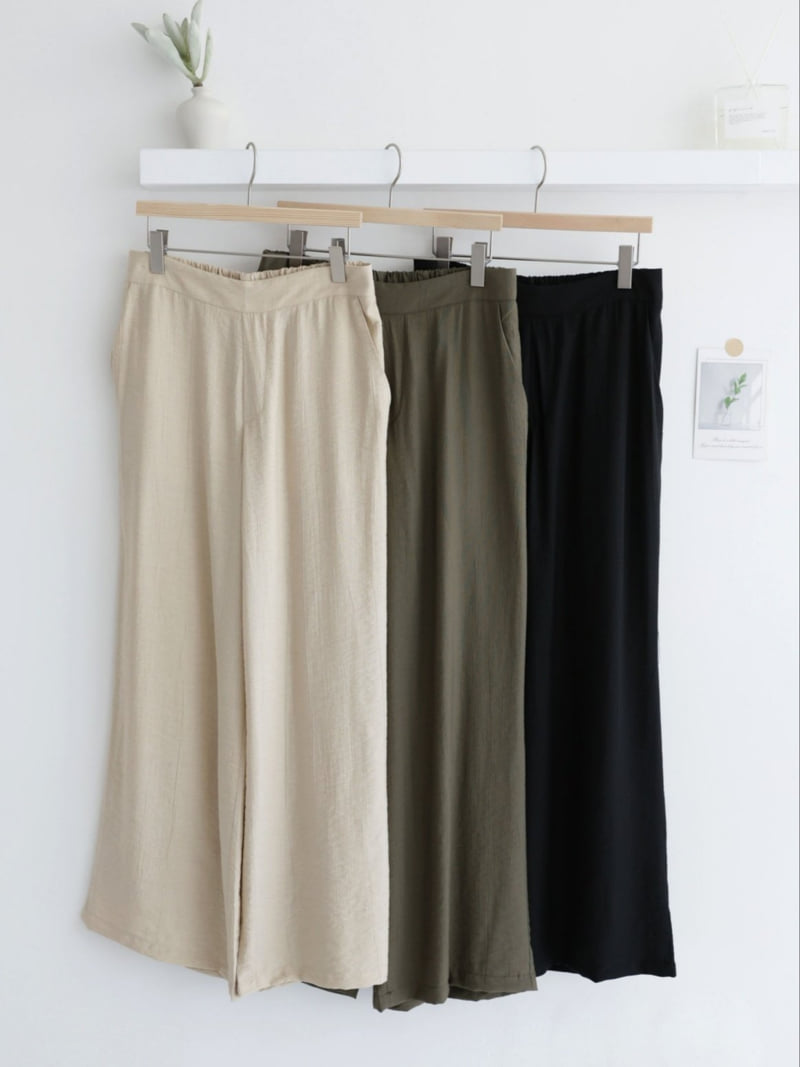 Mu - Korean Women Fashion - #romanticstyle - Kong Linen Cool Pants - 6
