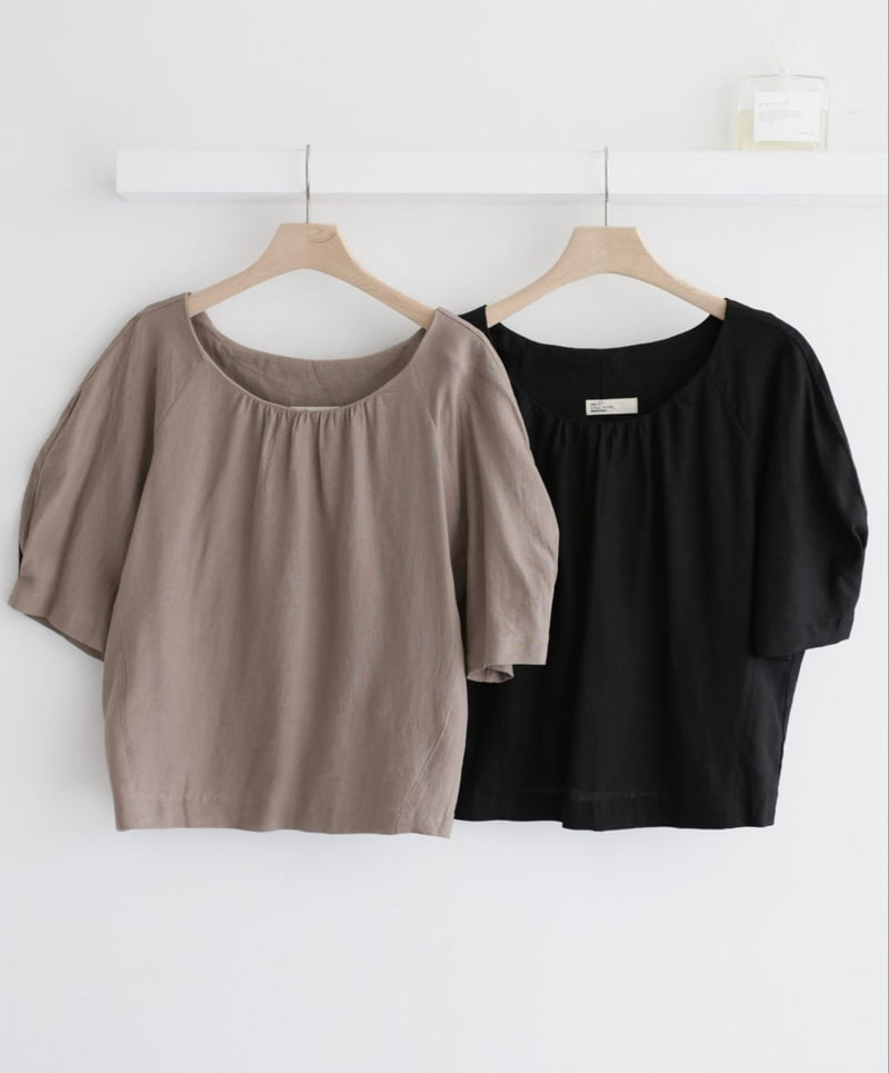 Mu - Korean Women Fashion - #romanticstyle - Illang Linen Blouse - 12