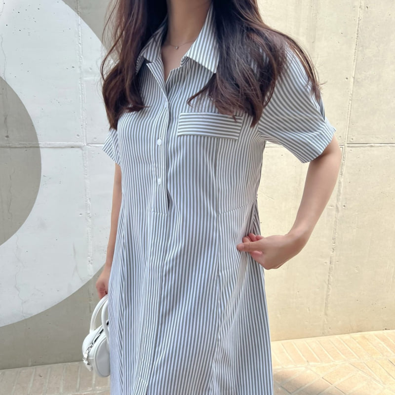 Mu - Korean Women Fashion - #romanticstyle - Soda One-piece - 8