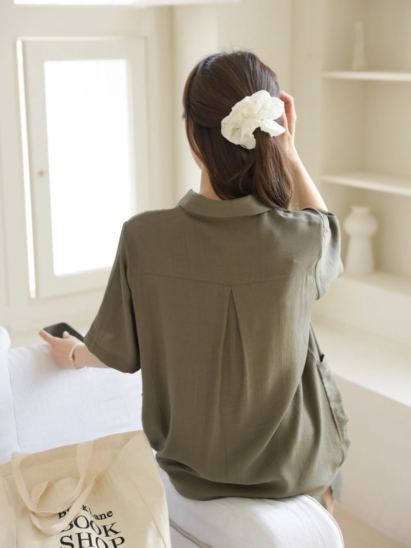 Mu - Korean Women Fashion - #shopsmall - Half-open Linen One-piece - 10