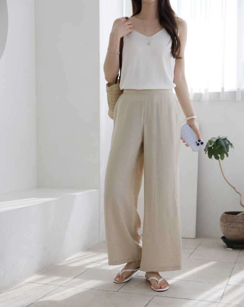 Mu - Korean Women Fashion - #shopsmall - Kong Linen Cool Pants - 7