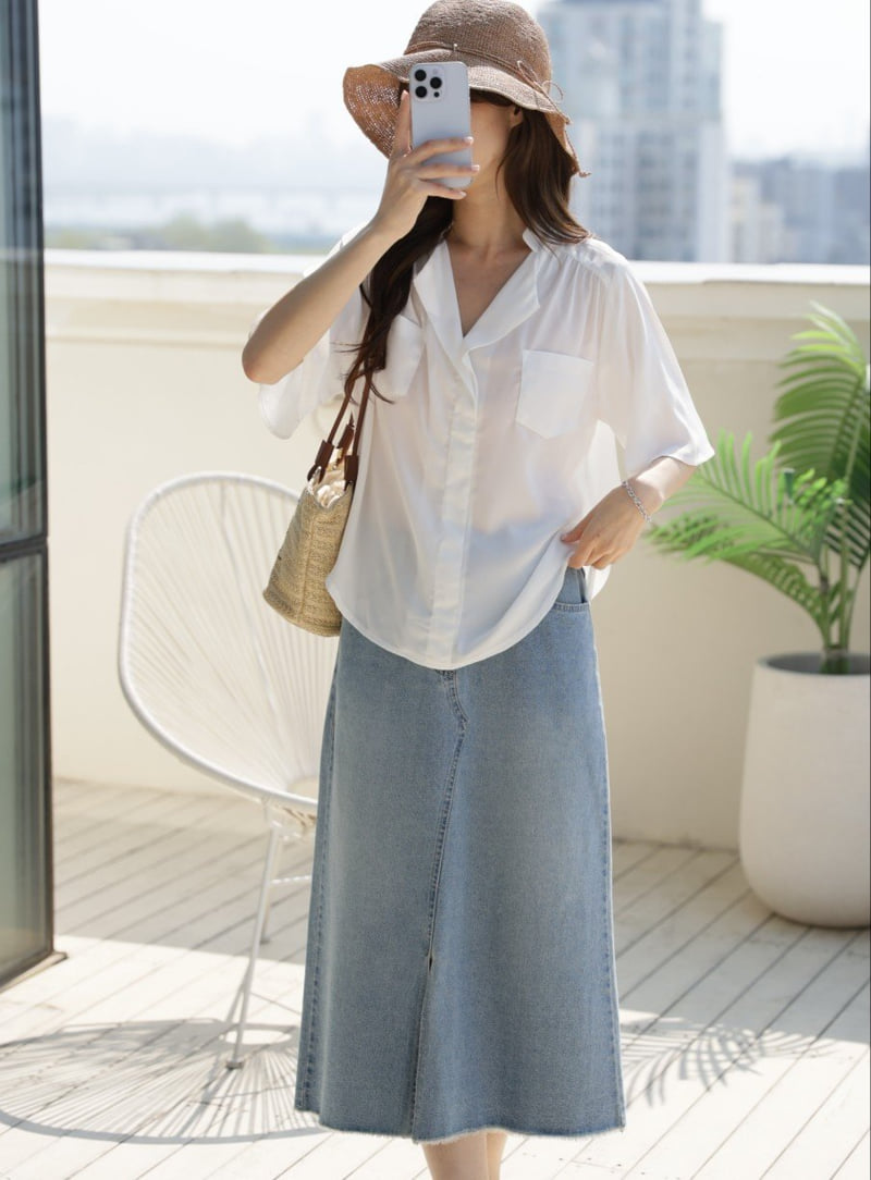 Mu - Korean Women Fashion - #shopsmall - Caddy Blouse - 5