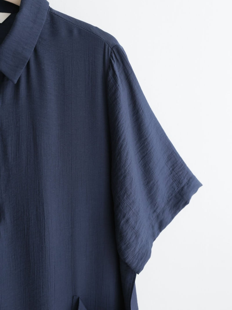 Mu - Korean Women Fashion - #thelittlethings - Half-open Linen One-piece - 12