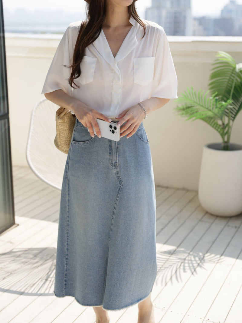 Mu - Korean Women Fashion - #thelittlethings - Caddy Blouse - 7