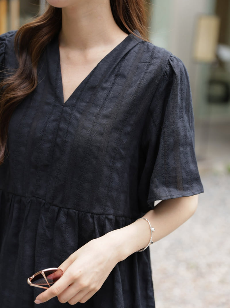 Mu - Korean Women Fashion - #vintageinspired - Windy Blouse - 11
