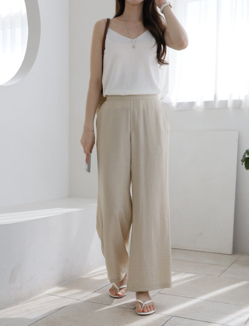 Mu - Korean Women Fashion - #vintagekidsstyle - Kong Linen Cool Pants - 3