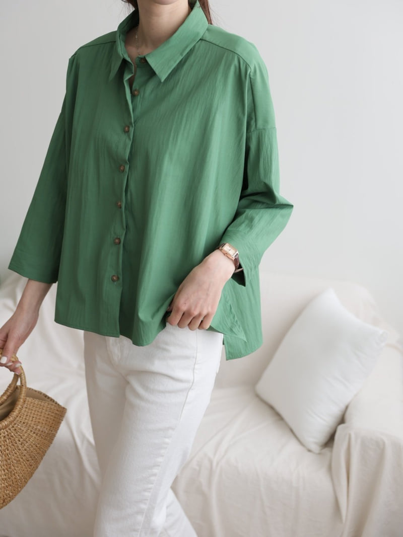 Mu - Korean Women Fashion - #womensfashion - Sunny Blouse Shirt