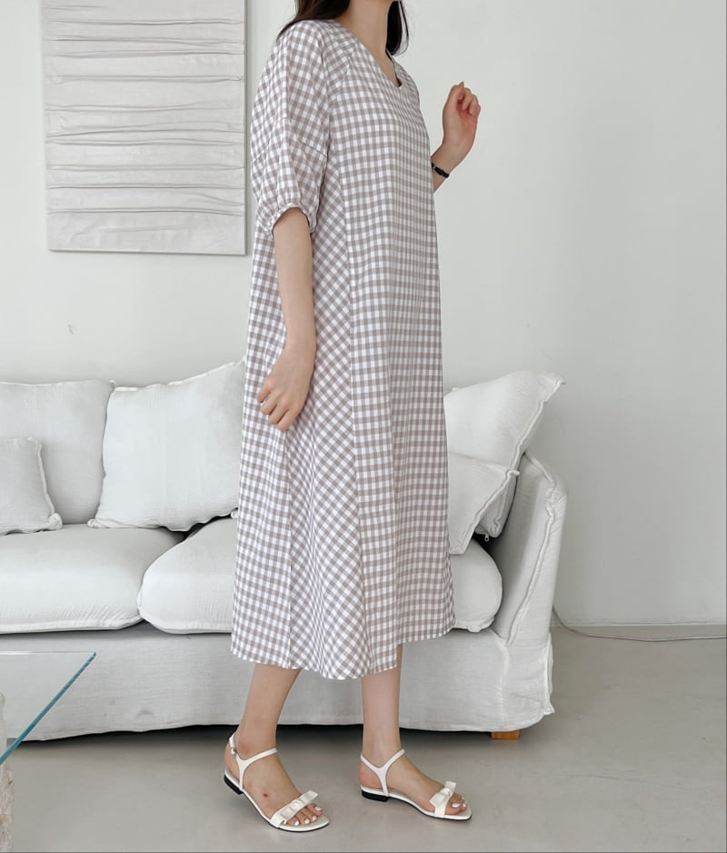 Mu - Korean Women Fashion - #womensfashion - Chess One-piece - 6