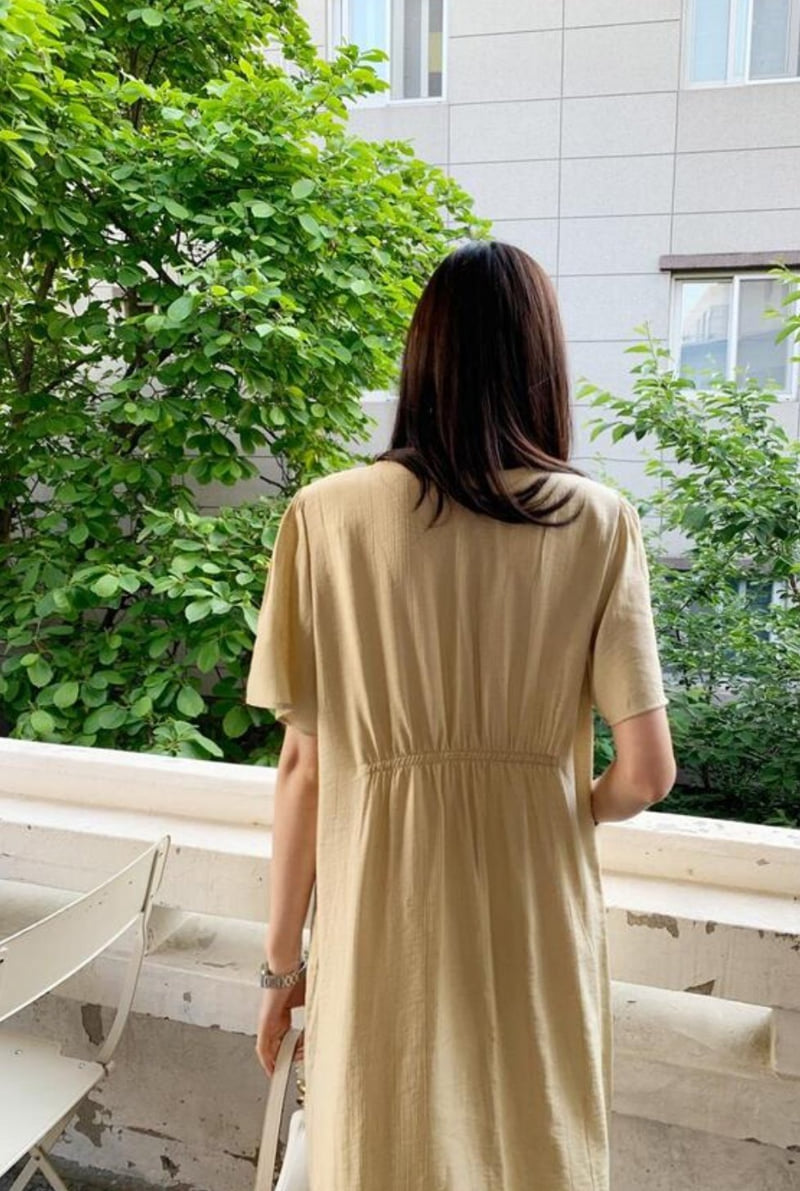 Mu - Korean Women Fashion - #womensfashion - Dongmi Linen One-piece - 3
