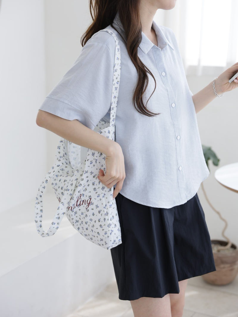 Mu - Korean Women Fashion - #womensfashion - Bee Linen Blouse Shirt - 9