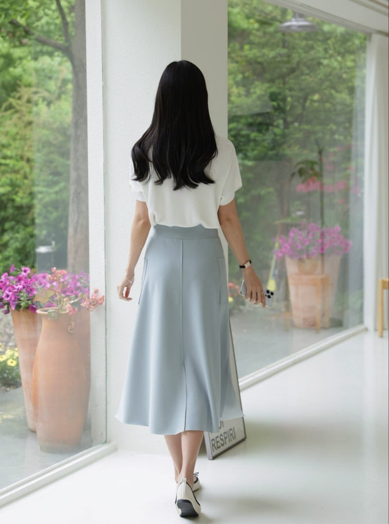Mu - Korean Women Fashion - #momslook - Jia Span Skirt - 4