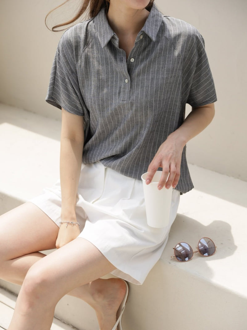 Mu - Korean Women Fashion - #womensfashion - Heat Shirt