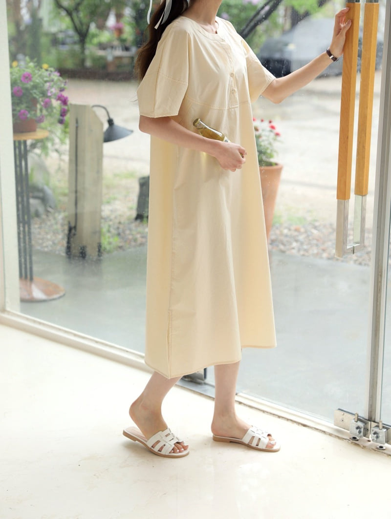 Mu - Korean Women Fashion - #womensfashion - Cafe One-piece - 9