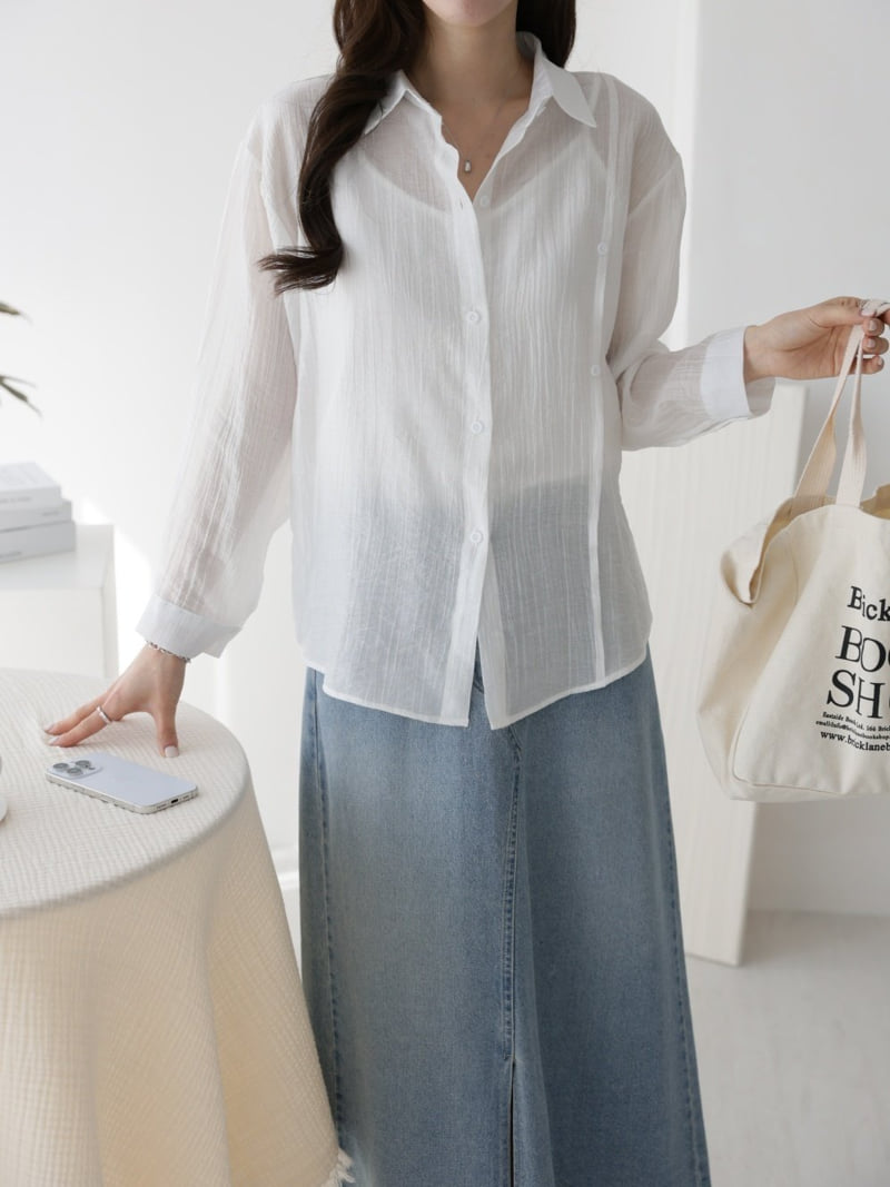 Mu - Korean Women Fashion - #womensfashion - Ria Cool Shirt - 10
