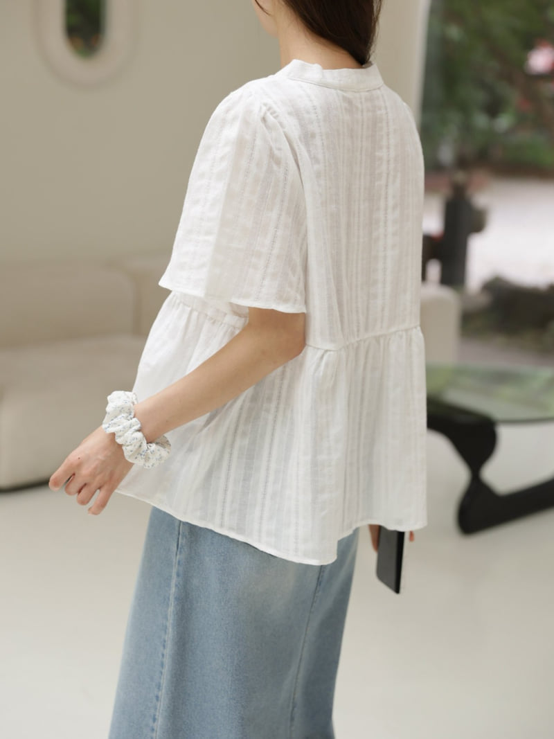 Mu - Korean Women Fashion - #momslook - Windy Blouse - 4