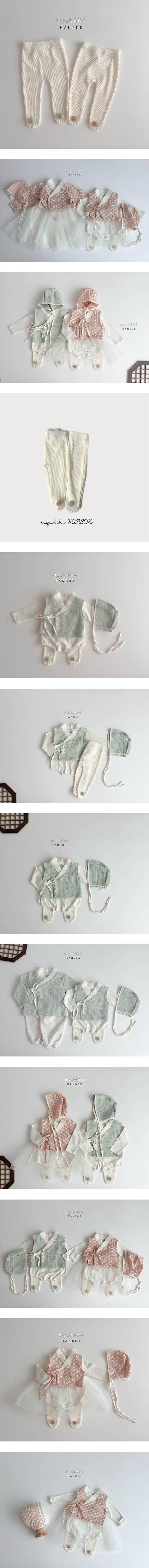 My Bebe - Korean Baby Fashion - #onlinebabyboutique - Hanbok Tights