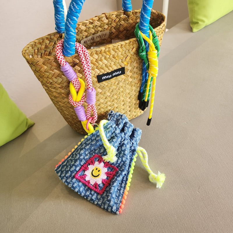 Newerly - Korean Women Fashion - #restrostyle - Denim Pouch Bag Strap - 2