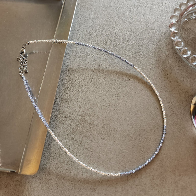 Newerly - Korean Women Fashion - #shopsmall - Shining Silver Beads Necklace - 3