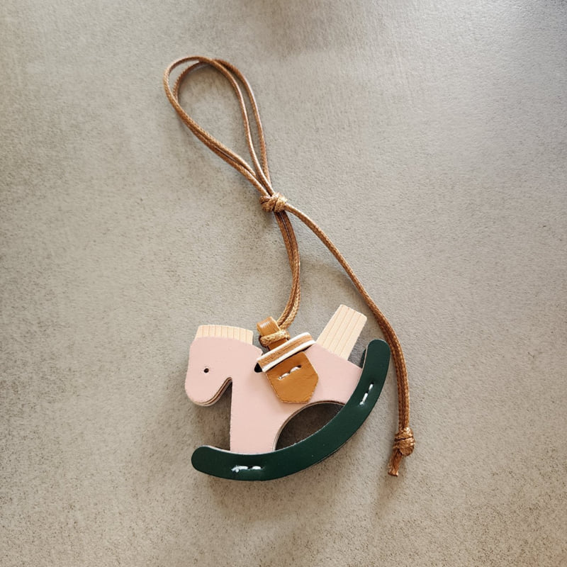 Newerly - Korean Women Fashion - #vintageinspired - Horse Rodeo Bag Charm - 3
