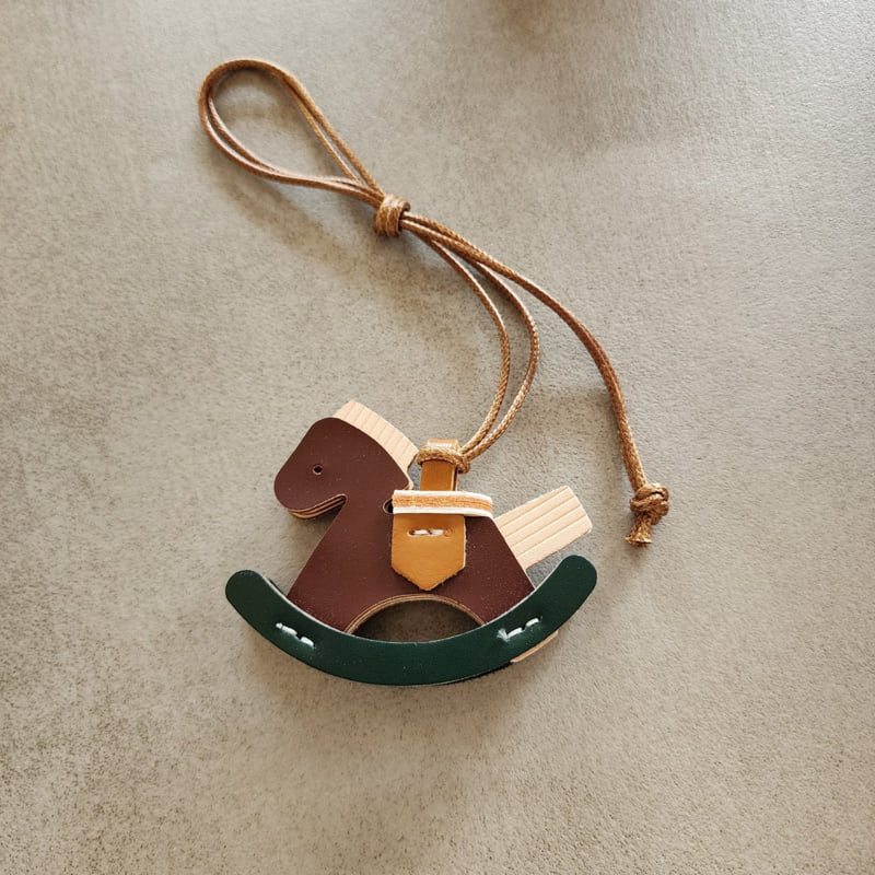 Newerly - Korean Women Fashion - #vintageinspired - Horse Rodeo Bag Charm - 4