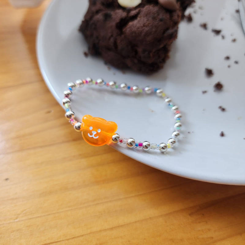 Newerly - Korean Women Fashion - #womensfashion - 92.5 Silver Ball Mini Bear - 3
