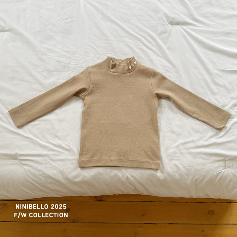 Ninibello - Korean Baby Fashion - #babyboutique - Heart Color Turtleneck Tee - 8