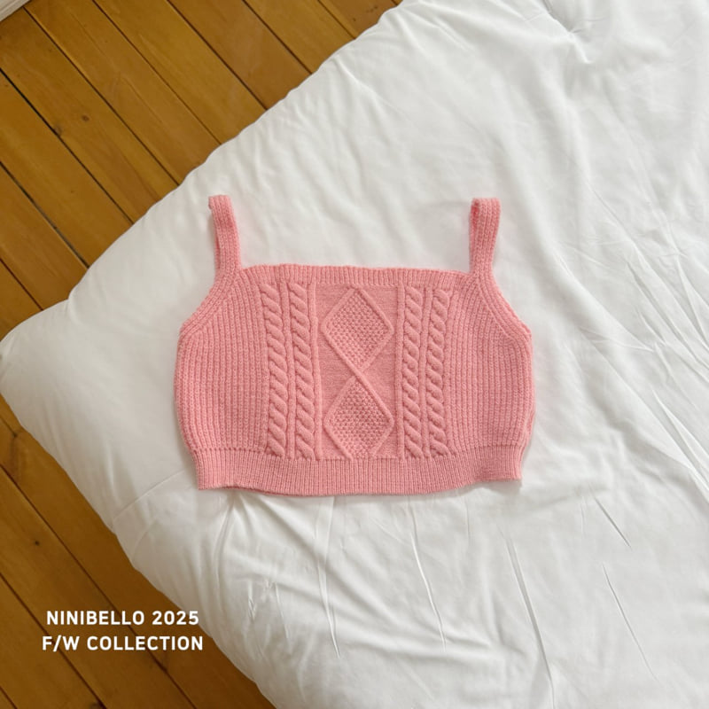 Ninibello - Korean Baby Fashion - #babyboutique - Melon Knit Bustier - 5