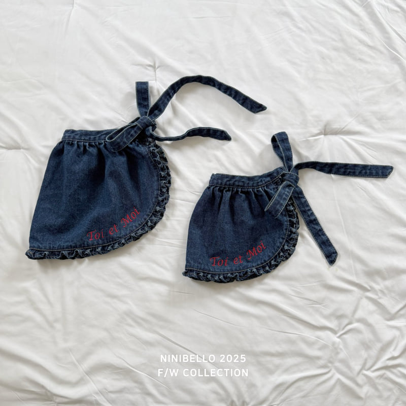 Ninibello - Korean Baby Fashion - #babyboutiqueclothing - Country Apron - 5