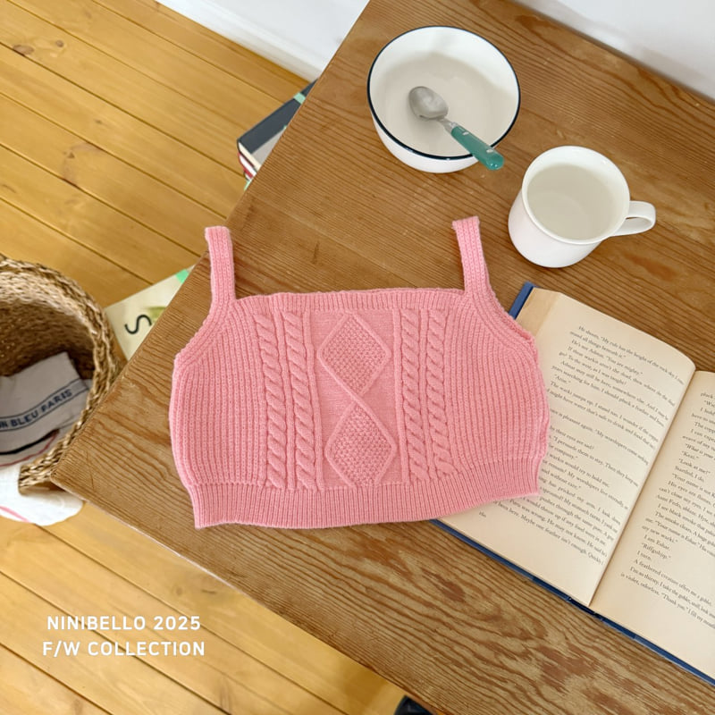 Ninibello - Korean Baby Fashion - #babyboutiqueclothing - Melon Knit Bustier - 6
