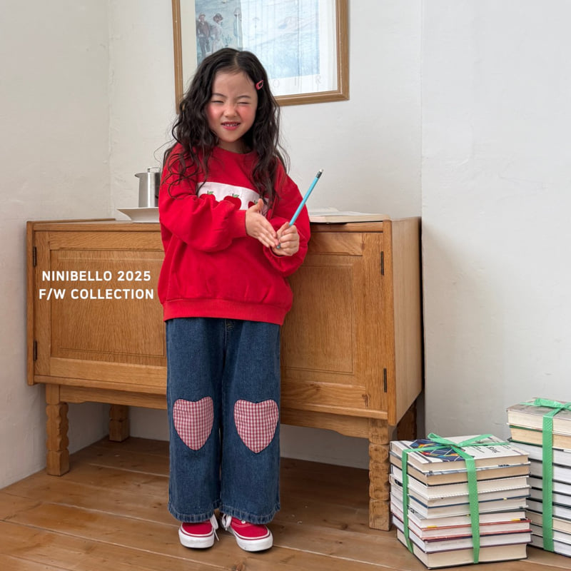 Ninibello - Korean Baby Fashion - #babyboutiqueclothing - Heart Denim Pants - 12