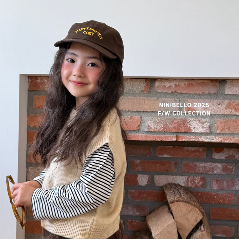 Ninibello - Korean Baby Fashion - #babyclothing - Bear Punching Knit Vest - 10