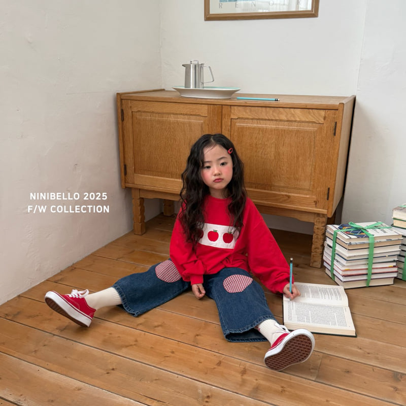 Ninibello - Korean Baby Fashion - #babyfashion - Apple Patch Sweatshirt - 10