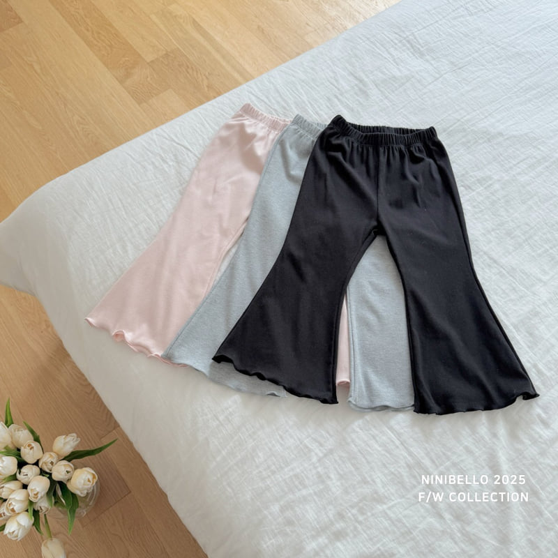 Ninibello - Korean Baby Fashion - #babyfashion - Momo Frill Bootcut Pants - 3
