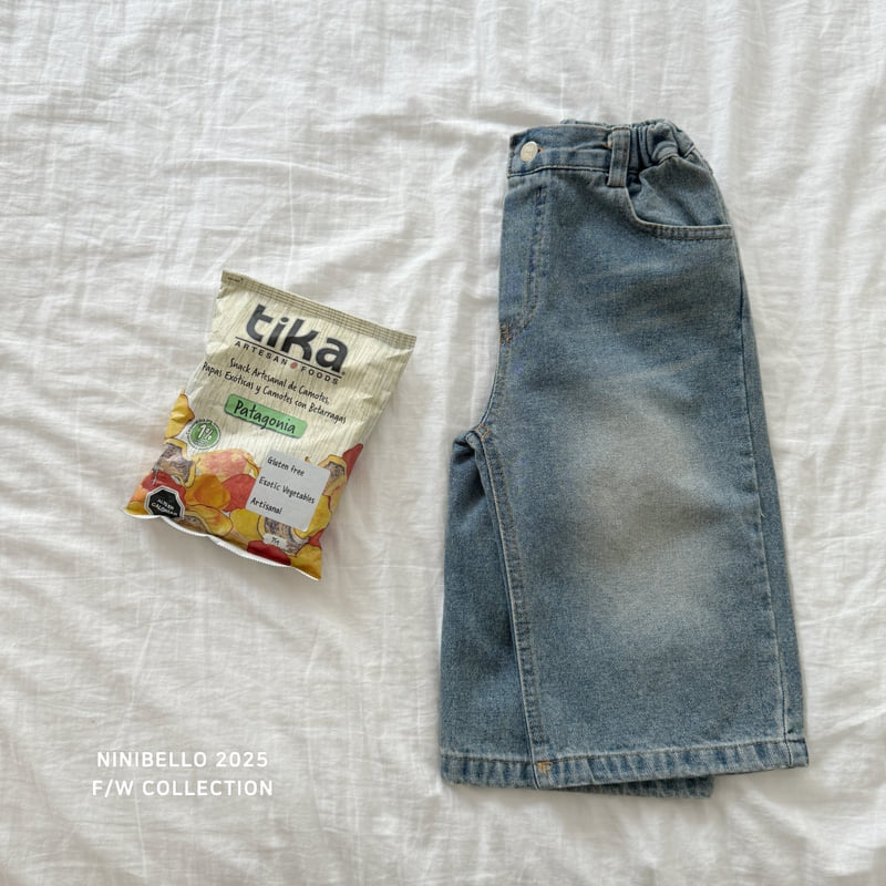 Ninibello - Korean Baby Fashion - #babyfashion - More Denim Pants - 3
