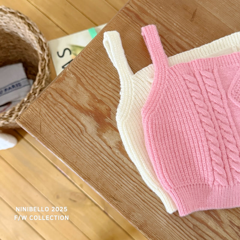 Ninibello - Korean Baby Fashion - #babyfashion - Melon Knit Bustier - 8