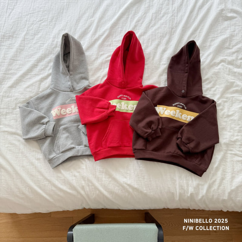 Ninibello - Korean Baby Fashion - #babyfashion - Weekend Hoodie