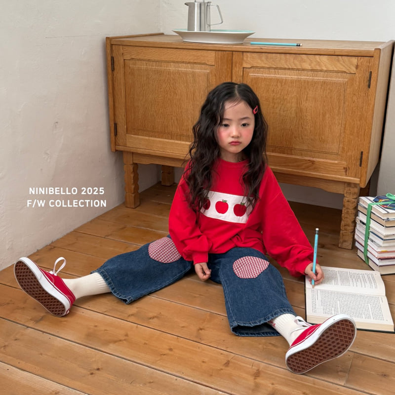 Ninibello - Korean Baby Fashion - #babyfever - Apple Patch Sweatshirt - 11