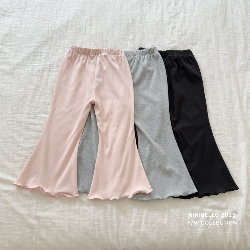 Ninibello - Korean Baby Fashion - #babyfashion - Momo Frill Bootcut Pants - 4