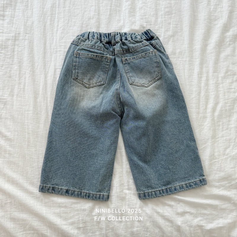Ninibello - Korean Baby Fashion - #babyfashion - More Denim Pants - 4