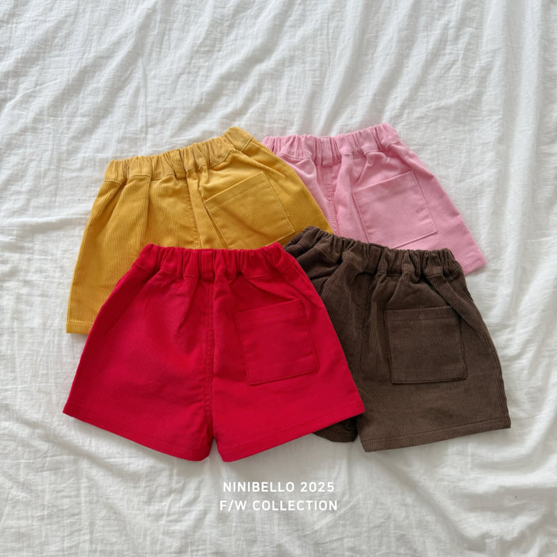 Ninibello - Korean Baby Fashion - #babyfever - Peekaboo Corduroy Pants - 5
