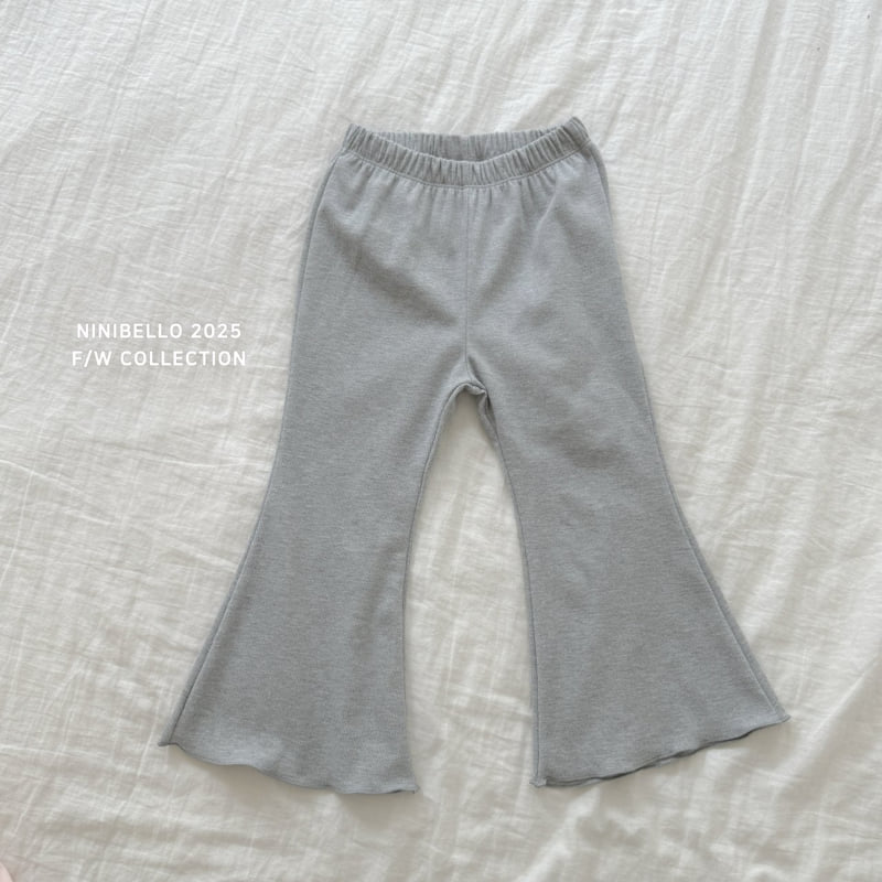 Ninibello - Korean Baby Fashion - #babygirlfashion - Momo Frill Bootcut Pants - 5
