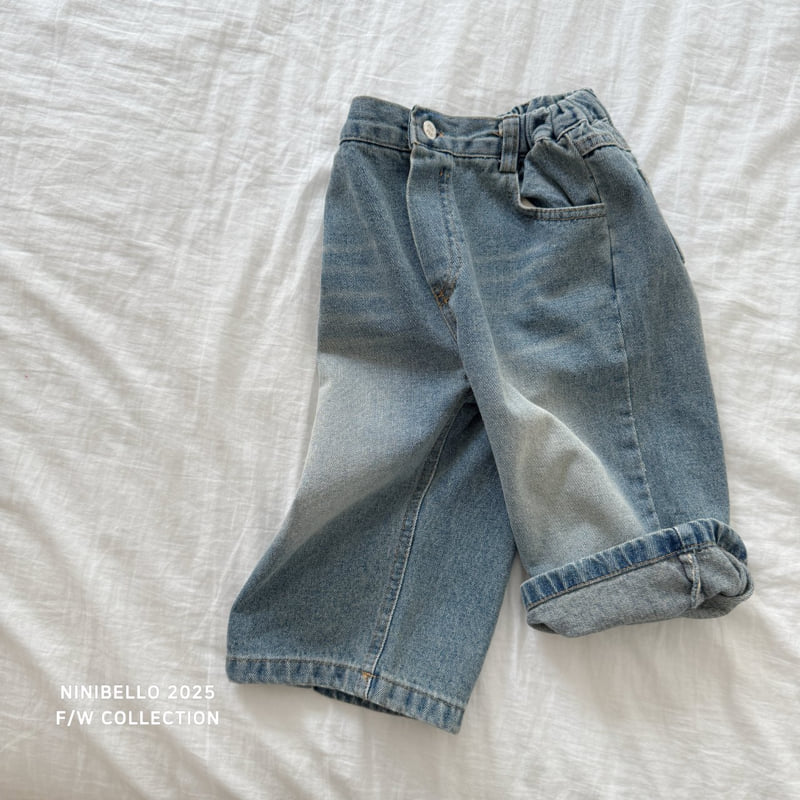 Ninibello - Korean Baby Fashion - #babygirlfashion - More Denim Pants - 5
