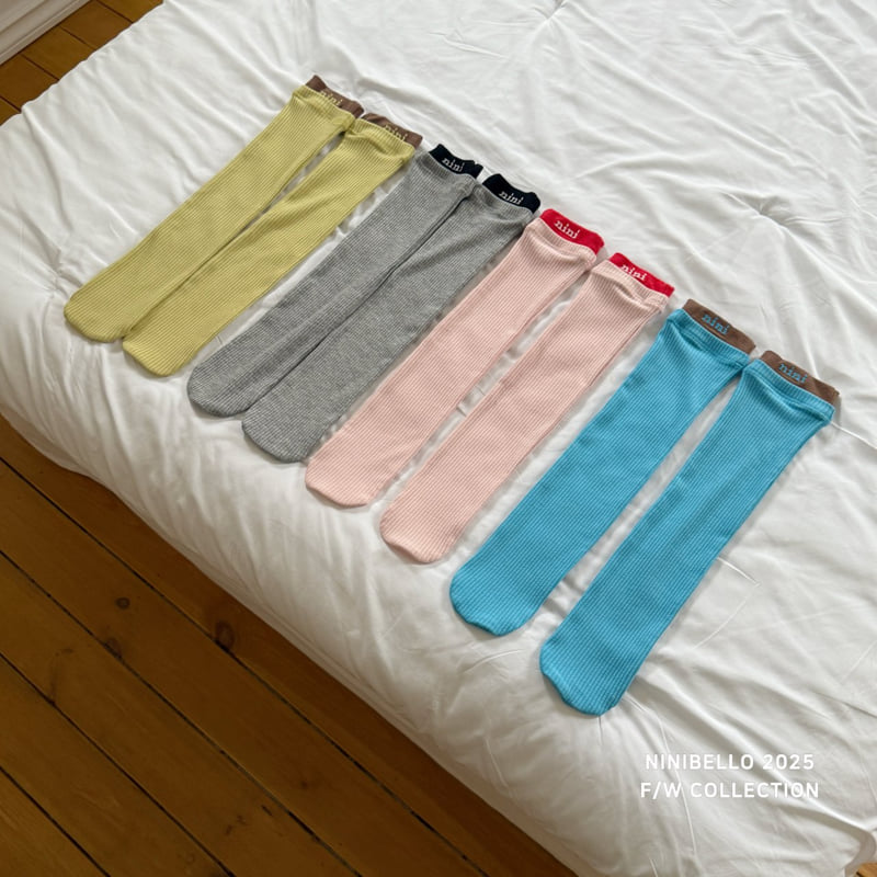 Ninibello - Korean Baby Fashion - #babygirlfashion - Autumn Color Knee Socks - 3