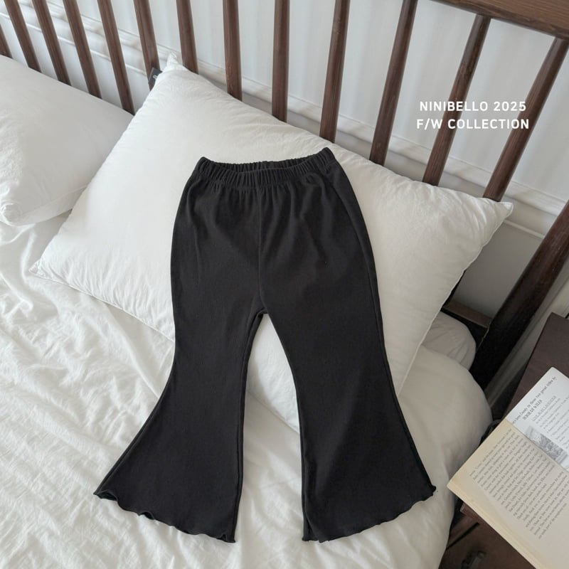 Ninibello - Korean Baby Fashion - #babylifestyle - Momo Frill Bootcut Pants - 6