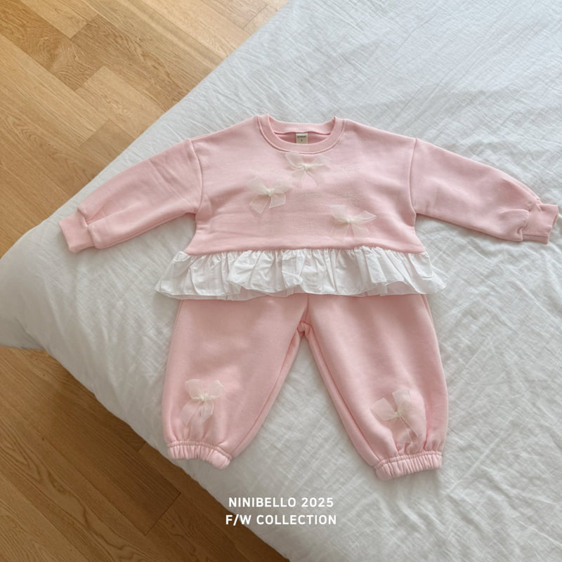 Ninibello - Korean Baby Fashion - #babylifestyle - Lulu Ribbon Jogger Pants - 5